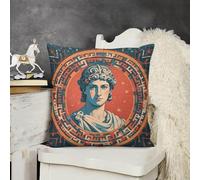 NTVOWPZO Decorative Throw Pillow Covers 12X12 Stamped with Ancient Rome Body Pillow Pillowcase Outdoor Square Couch Cushion Case for Sofa Bed Couch Living Room Plush Pillows Protectors