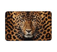 NTVOWPZO Depict A Leopard Stone Bath Mats Depict A Leopard Diatomaceous Earth Bath Mat Super Absorbent Bathroom Floor Mat Quick Drying Shower Mat for Shower Bathtub Bathroom Accessory