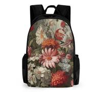 NTVOWPZO Different Flowers Travel Backpack for Women Men Carry On Backpack Luggage Daypack 15.6 Inch Laptop Backpack