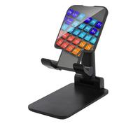 NTVOWPZO Foldable Cell Phone Holder Adjustable Angle Height Phone Stand for Desk Universal Portable Phone Holder Chemical Periodic Table Desktop Cellphone Stand for All Smartphone