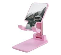 NTVOWPZO Foldable Cell Phone Holder Adjustable Angle Height Phone Stand for Desk Universal Portable Phone Holder Hut by The River Desktop Cellphone Stand for All Smartphone