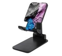 NTVOWPZO Foldable Cell Phone Holder Adjustable Angle Height Phone Stand for Desk Universal Portable Phone Holder Crumpled Paper Desktop Cellphone Stand for All Smartphone