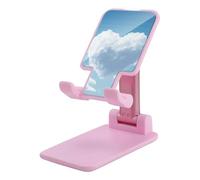 NTVOWPZO Foldable Cell Phone Holder Adjustable Angle Height Phone Stand for Desk Universal Portable Phone Holder A Floating Heart Desktop Cellphone Stand for All Smartphone