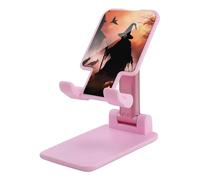 NTVOWPZO Foldable Cell Phone Holder Adjustable Angle Height Phone Stand for Desk Universal Portable Phone Holder Scary Halloween Desktop Cellphone Stand for All Smartphone