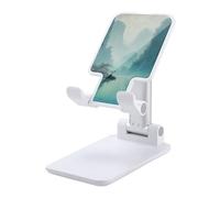NTVOWPZO Foldable Cell Phone Holder Adjustable Angle Height Phone Stand for Desk Universal Portable Phone Holder Country Life Pictures Desktop Cellphone Stand for All Smartphone