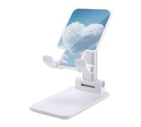 NTVOWPZO Foldable Cell Phone Holder Adjustable Angle Height Phone Stand for Desk Universal Portable Phone Holder A Floating Heart Desktop Cellphone Stand for All Smartphone