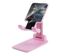 NTVOWPZO Foldable Cell Phone Holder Adjustable Angle Height Phone Stand for Desk Universal Portable Phone Holder Wolves in The Moonlight Desktop Cellphone Stand for All Smartphone