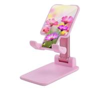 NTVOWPZO Foldable Cell Phone Holder Adjustable Angle Height Phone Stand for Desk Universal Portable Phone Holder Summer Flowers Desktop Cellphone Stand for All Smartphone