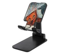 NTVOWPZO Foldable Cell Phone Holder Adjustable Angle Height Phone Stand for Desk Universal Portable Phone Holder Winter Pictures Desktop Cellphone Stand for All Smartphone