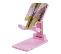 NTVOWPZO Foldable Cell Phone Holder Adjustable Angle Height Phone Stand for Desk Universal Portable Phone Holder Fresh Asparagus Pictures Desktop Cellphone Stand for All Smartphone