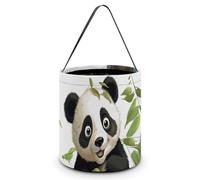 NTVOWPZO Halloween Tote Bags Large Halloween Trick Or Treat Bags Panda on The Tree Branch Candy Bags Halloween Candy Bucket, Style, One Size, Style, One Size