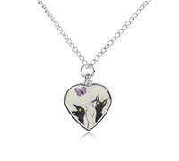 NTVOWPZO Looking at The Cloud Urn Necklace for Ashes 27.6'' Chain with Filling Kit Pet Cremation Jewelry Charm Silver Pendant Necklace Dog Cat Ashes Keepsakes Memorial Gift for Women Men Pet Lover