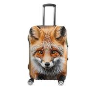 NTVOWPZO Luggage Covers for Suitcase Travel Luggage Cover Suitcase Protector Eros Bridal Fox Elastic Suitcase Cover Washable Baggage Covers Fit 19-32 Inch Luggage, Style, L