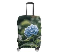 NTVOWPZO Luggage Covers for Suitcase Travel Luggage Cover Suitcase Protector Hydrangea Hibiscus Iris Bird Elastic Suitcase Cover Washable Baggage Covers Fit 19-32 Inch Luggage, Style, L