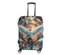NTVOWPZO Luggage Covers for Suitcase Travel Luggage Cover Suitcase Protector The Spirit of Flight Elastic Suitcase Cover Washable Baggage Covers Fit 19-32 Inch Luggage, Style, S