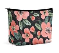 NTVOWPZO Makeup Bag Cosmetic Bag Travel Makeup Bag Beautiful Flower Images Toiletry Bag for Women Travel Essentials, style, One size, style, One size