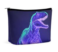 NTVOWPZO Makeup Bag Cosmetic Bag Travel Makeup Bag Green Dinosaur Style Toiletry Bag for Women Travel Essentials, style, One size, style, One size