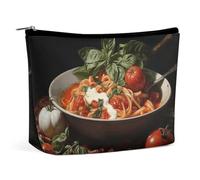 NTVOWPZO Makeup Bag Cosmetic Bag Travel Makeup Bag Italian Pasta Pictures Toiletry Bag for Women Travel Essentials, style, One size, style, One size