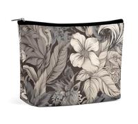 NTVOWPZO Makeup Bag Cosmetic Bag Travel Makeup Bag Tropical Floral Pattern Toiletry Bag for Women Travel Essentials, style, One size, style, One size