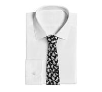 NTVOWPZO Men's Neckties Ties for Men Formal Neckties for Men Halloween Goth Necktie for Business and Wedding, Halloween Goth, One Size