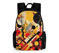 NTVOWPZO Patterns of Different Shapes Travel Backpack for Women Men Carry On Backpack Luggage Daypack 15.6 Inch Laptop Backpack