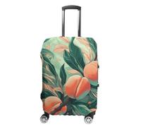 NTVOWPZO Peach on The Branch Travel Luggage Cover Spandex Suitcase Protector Washable Baggage Covers Elastic Scratch-Resistant Luggage Cover Protector Fits 18-32 Inch Luggage, Peach on the Branch, L
