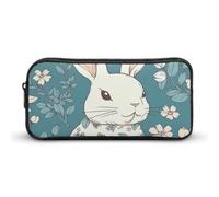 NTVOWPZO Pen Case Aesthetic Pen Pouch Beautiful Little Bunny Portable Pen Bag Makeup Bag Desk Organizer for Office, Style, 22*12*5cm, Pencil Case