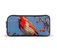 NTVOWPZO Pen Case Aesthetic Pen Pouch Branch of Cardinal Tree Portable Pen Bag Makeup Bag Desk Organizer for Office, Style, 22*12*5cm, Pencil Case
