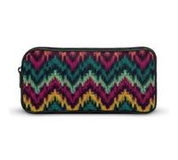 NTVOWPZO Pen Case Aesthetic Pen Pouch Colorful Knitted Pattern Portable Pen Bag Makeup Bag Desk Organizer for Office, Style, 22*12*5cm, Pencil Case