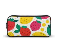 NTVOWPZO Pen Case Aesthetic Pen Pouch Colorful Summer Fruits Portable Pen Bag Makeup Bag Desk Organizer for Office, Style, 22*12*5cm, Pencil Case
