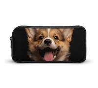 NTVOWPZO Pen Case Aesthetic Pen Pouch Dog Sticking Out Tongue Portable Pen Bag Makeup Bag Desk Organizer for Office, Style, 22*12*5cm, Pencil Case