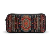 NTVOWPZO Pen Case Aesthetic Pen Pouch Mexican Style Pattern Portable Pen Bag Makeup Bag Desk Organizer for Office, Style, 22*12*5cm, Pencil Case