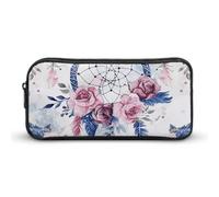 NTVOWPZO Pen Case Aesthetic Pen Pouch Peach Dream Catcher Portable Pen Bag Makeup Bag Desk Organizer for Office, Style, 22*12*5cm, Pencil Case