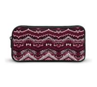 NTVOWPZO Pen Case Aesthetic Pen Pouch Striped Knitted Pattern Portable Pen Bag Makeup Bag Desk Organizer for Office, Style, 22*12*5cm, Pencil Case