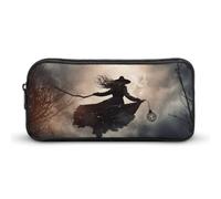 NTVOWPZO Pen Case Aesthetic Pen Pouch Witch Flight Portable Pen Bag Makeup Bag Desk Organizer for Office, Style, 22*12*5cm, Pencil Case