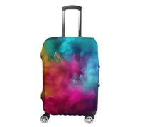 NTVOWPZO Powder Spilled Travel Luggage Cover Spandex Suitcase Protector Washable Baggage Covers Elastic Scratch-Resistant Luggage Cover Protector Fits 18-32 Inch Luggage, Powder Spilled, S