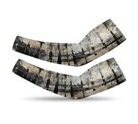 NTVOWPZO Sun Protection Arm Sleeves for Men Women There Are Small Squares Sports Cooling Arm Compression Sleeves, Style, S