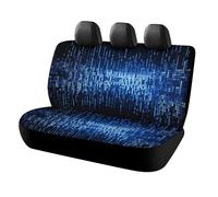 NTVOWPZO The Blue Binary Car Seat Cover Back Universal Auto Bench Rear Seat Protector Covers Non-Slip Automotive Interior Covers Fit Most Cars, SUV, Vans, Trucks Seats Cover for Car Accessories