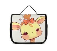 NTVOWPZO Toiletry Bag for Women Travel Toiletry Bag Cute Bow Giraffe Cosmetic Organizer Bag Hanging Makeup Bag, style, 22.5x18.5cm, Style, 22.5x18.5cm
