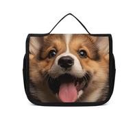 NTVOWPZO Toiletry Bag for Women Travel Toiletry Bag Dog Sticking Out Tongue Cosmetic Organizer Bag Hanging Makeup Bag, style, 22.5x18.5cm, Style, 22.5x18.5cm