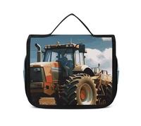 NTVOWPZO Toiletry Bag for Women Travel Toiletry Bag Fantasy Farm Tractor Cosmetic Organizer Bag Hanging Makeup Bag, style, 22.5x18.5cm, Style, 22.5x18.5cm