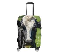 NTVOWPZO Travel Luggage Cover Elastic Suitcase Protector Anti-Scratch Washable Cow Black And White Spot Luggage Sleeve Tsa Approved Carry on Covers Baggage Cover Fits 18-32 Inch Luggages, white, L