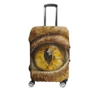 NTVOWPZO Travel Luggage Cover Elastic Suitcase Protector Anti-Scratch Washable Draw An Eye Luggage Sleeve Tsa Approved Carry on Covers Baggage Cover Fits 18-32 Inch Luggages, white, M, Modern