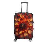 NTVOWPZO Travel Luggage Cover Elastic Suitcase Protector Anti-Scratch Washable Neon Effect Style Luggage Sleeve Tsa Approved Carry on Covers Baggage Cover Fits 18-32 Inch Luggages, white, XL, Modern