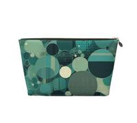 NTVOWPZO Travel Toiletry Bag for Women Men A Lot of Circles Makeup Bag Large Capacity Cosmetic Bags Water-resistant Cosmetic Organizer Bag, Gold, One Size