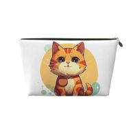 NTVOWPZO Travel Toiletry Bag for Women Men Awesome Cat Makeup Bag Large Capacity Cosmetic Bags Water-resistant Cosmetic Organizer Bag, Gold, One Size
