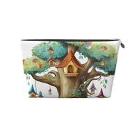 NTVOWPZO Travel Toiletry Bag for Women Men Cute Fairy Tree Makeup Bag Large Capacity Cosmetic Bags Water-resistant Cosmetic Organizer Bag, Silver, One Size