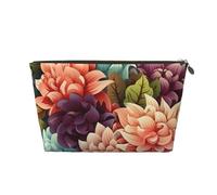 NTVOWPZO Travel Toiletry Bag for Women Men Flowers as Background Makeup Bag Large Capacity Cosmetic Bags Water-resistant Cosmetic Organizer Bag, Gold, One Size