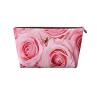 NTVOWPZO Travel Toiletry Bag for Women Men Fresh Roses Makeup Bag Large Capacity Cosmetic Bags Water-resistant Cosmetic Organizer Bag, Gold, One Size