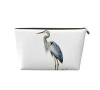 NTVOWPZO Travel Toiletry Bag for Women Men Long-Beaked Heron Makeup Bag Large Capacity Cosmetic Bags Water-resistant Cosmetic Organizer Bag, Gold, One Size